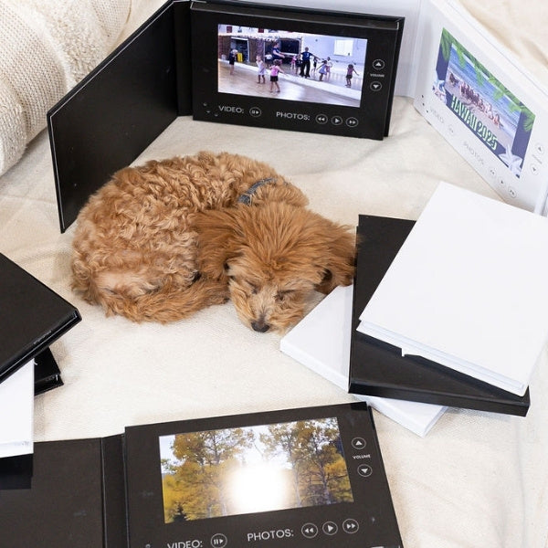Hardcover MediaBuk Video Brochure — 7 inch Screen