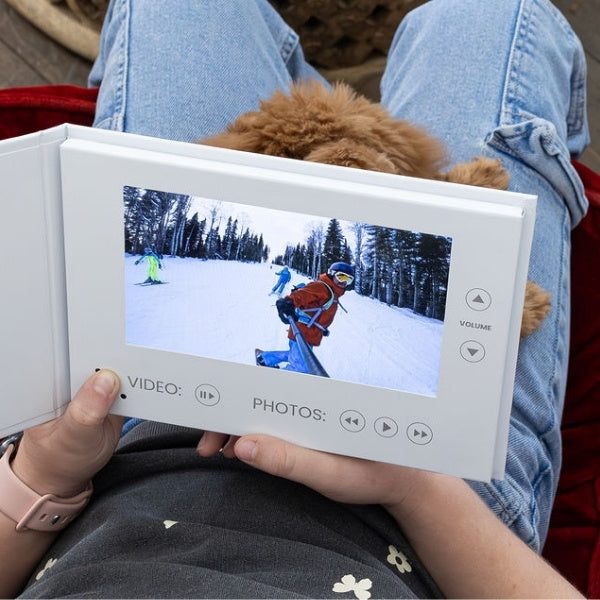Hardcover MediaBuk Video Brochure — 7 inch Screen