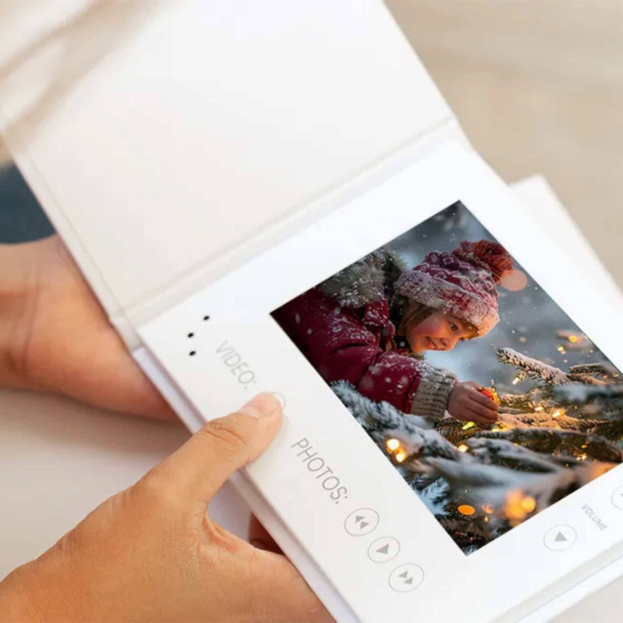 Hardcover MediaBuk Video Brochure — 7 inch Screen