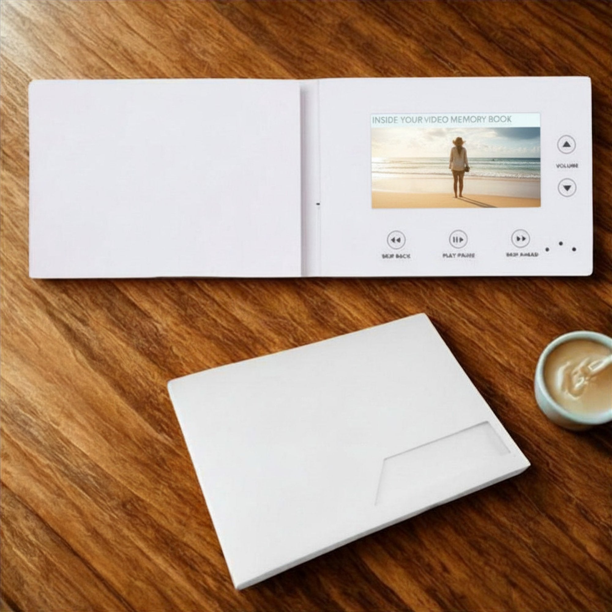 MediaBuk Video Brochure — 5 inch Screen — 5 × 7 size — Cover Image Window