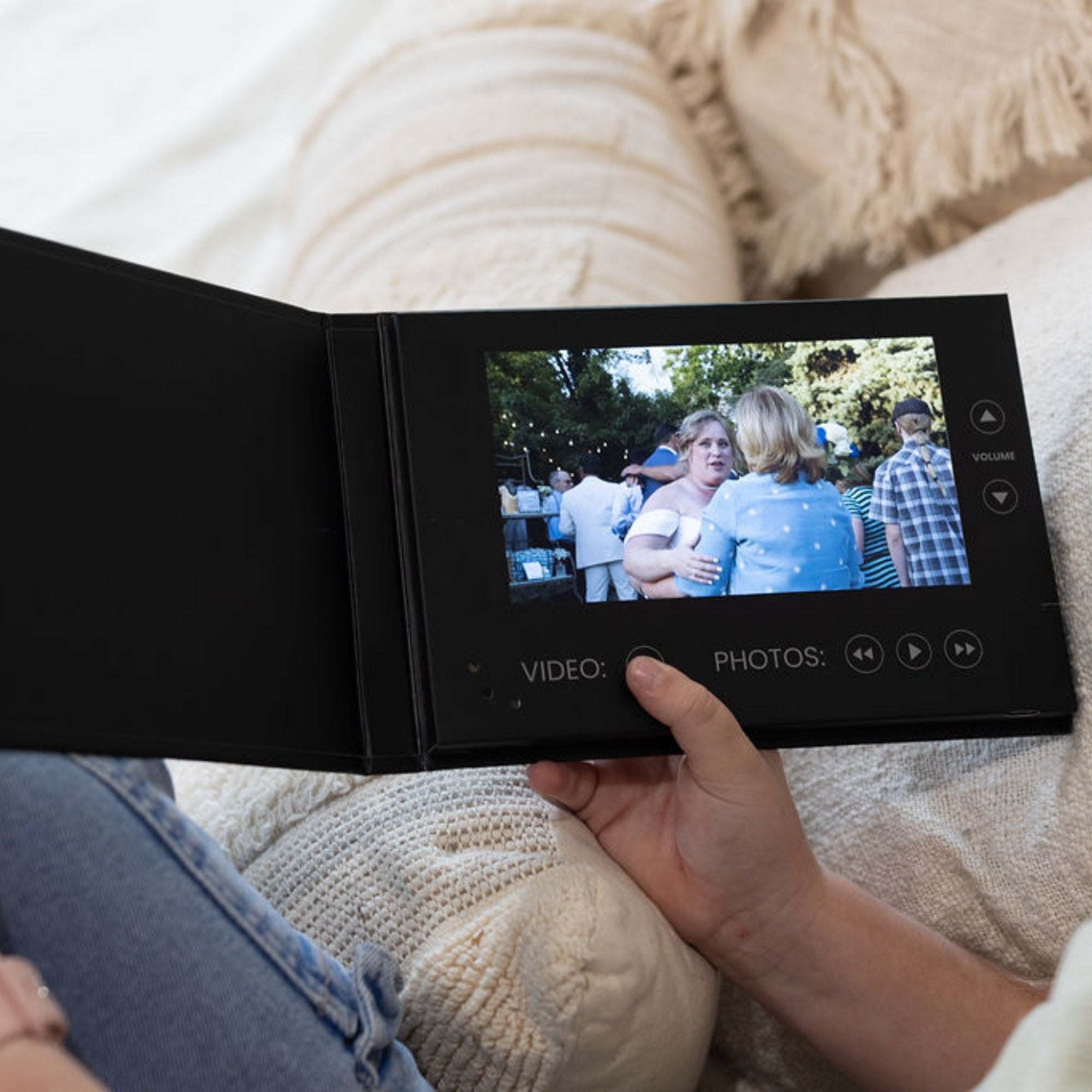 Hardcover MediaBuk Video Brochure — 7 inch Screen