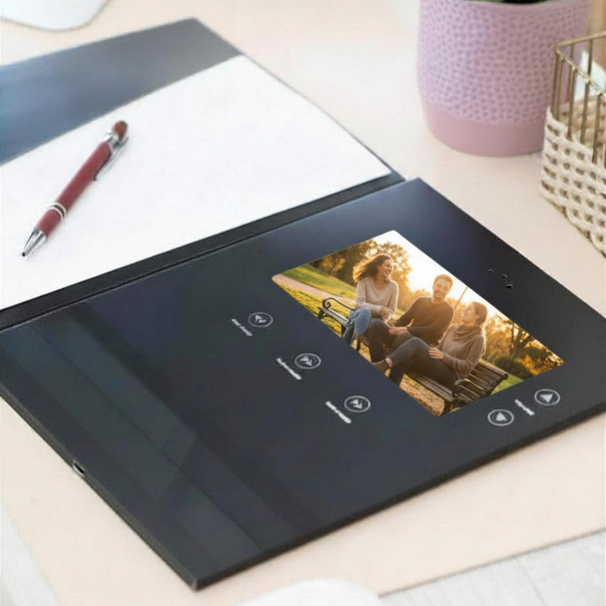 MediaBuk Video Brochure — 7 inch Screen — 9 × 12 size